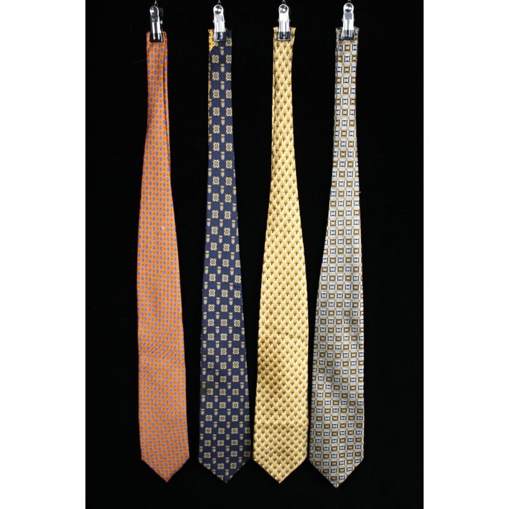 4 Men's Silk Ties, Assorted Brands